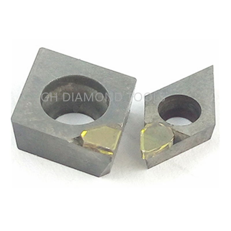 High gloss Single Crystal Diamond MCD turning Inserts for aluminum brass plastic 2