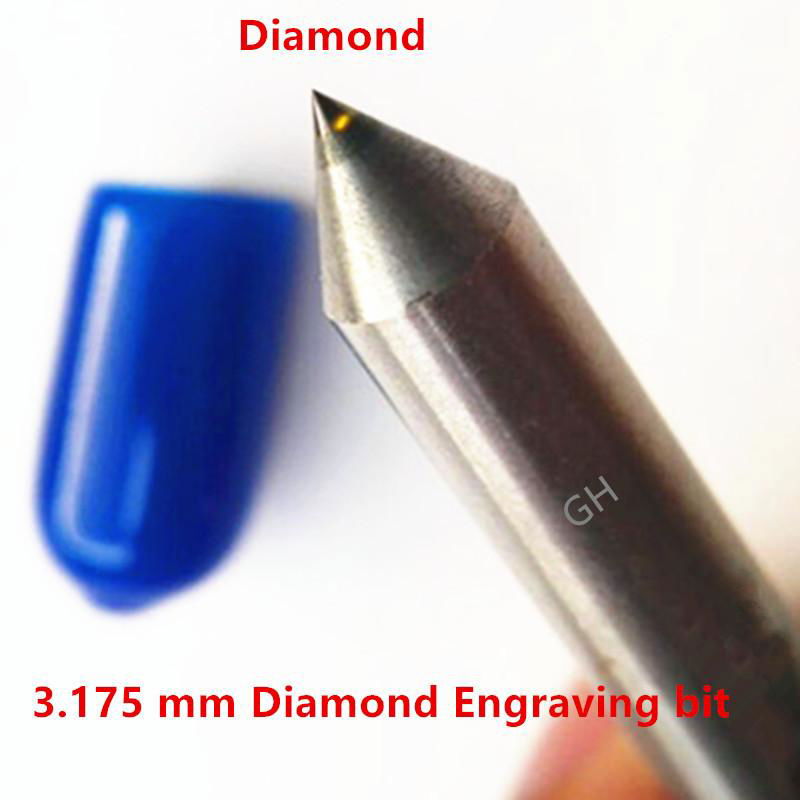 Diamond engraving bit 3.175 diamond drag engraver for stone ceramic glass alu 2