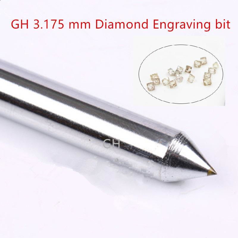 Diamond engraving bit 3.175 diamond drag engraver for stone ceramic glass alu 3