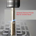 Stone router tools Sintered diamond engraving bits 5