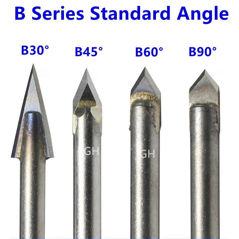 CNC Carbide carving router bits Stone engraving bit for granite marble 2