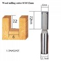 CNC Diamond flute woodworking end mill Wood straight router bit for MDF hardwood 2