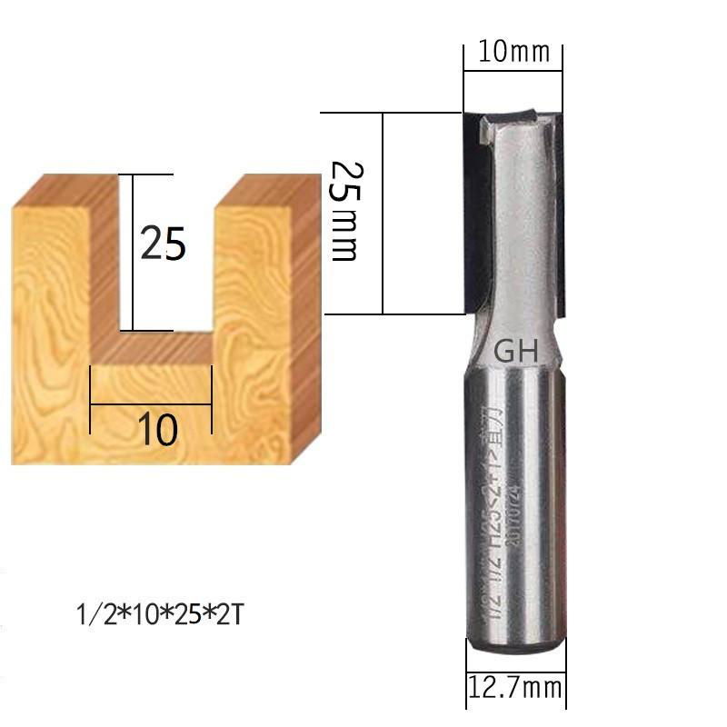 CNC Diamond flute woodworking end mill Wood straight router bit for MDF hardwood 4