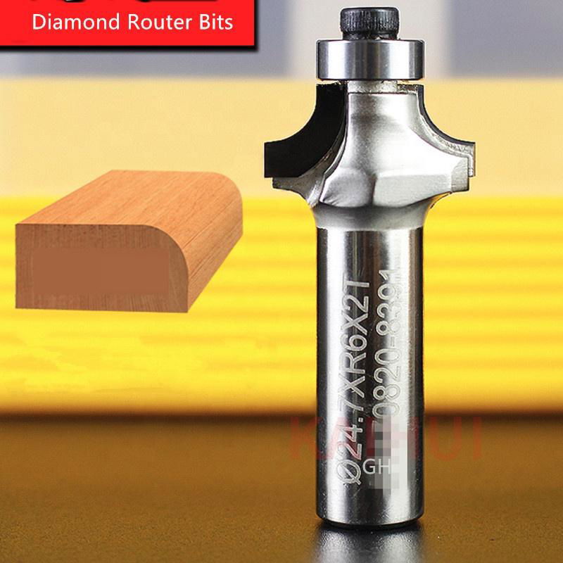 PCD chamfering cutter Diamond chamfer Round router bits for wood 5