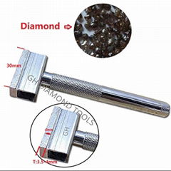 Sintered Diamond handle T Bar dresser for grinding wheel