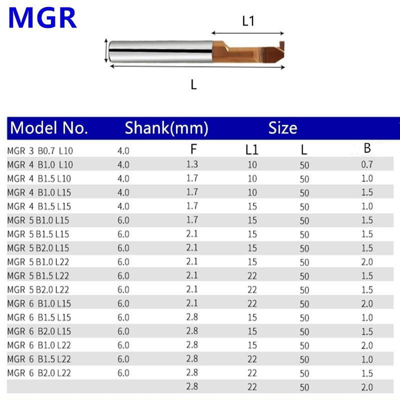 CNC lathe grooving cutter MGR MFR Tungsten carbide alloy boring bar tool 4