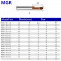 CNC lathe grooving cutter MGR MFR Tungsten carbide alloy boring bar tool