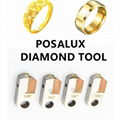 Diamond MCD Posalux Cutter Jewelry Making Faceting Tools for Gold Silver