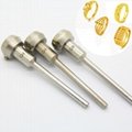 Jewelry making tools V MCD Diamond Flywheel for faceting gold silver