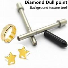 Jewelry Diamond Pneumatic Nail Needle Diamond dull point hammering pin tool 