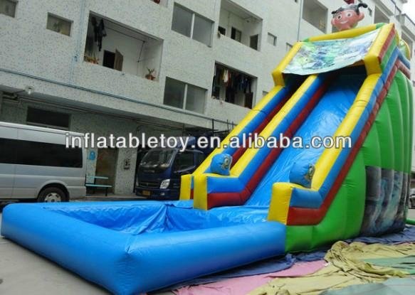 2014 hot sale inflatable Water slide 