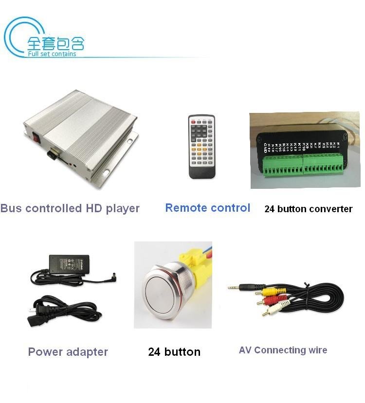 RS485 Serial port programming control media player/digital key  Select  player 4