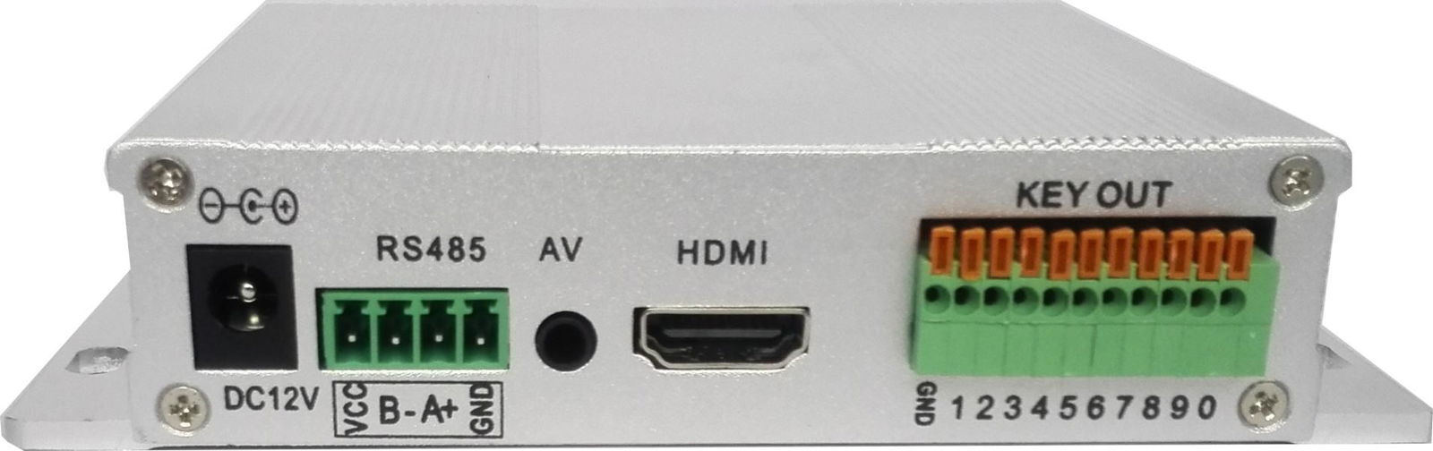 Touch key HD video serial port RS485 to control  player 3