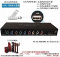 5.1 Analog decoder/TV ARC optical fiber coaxial Bluetooth to 5.1 audio output 2