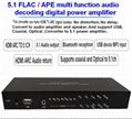 5.1 Analog decoder/TV ARC optical fiber coaxial Bluetooth to 5.1 audio output