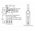 原装OMRON 欧姆龙 D2HW-C272M 防水微动开关 弯杆常闭型限位开关 5