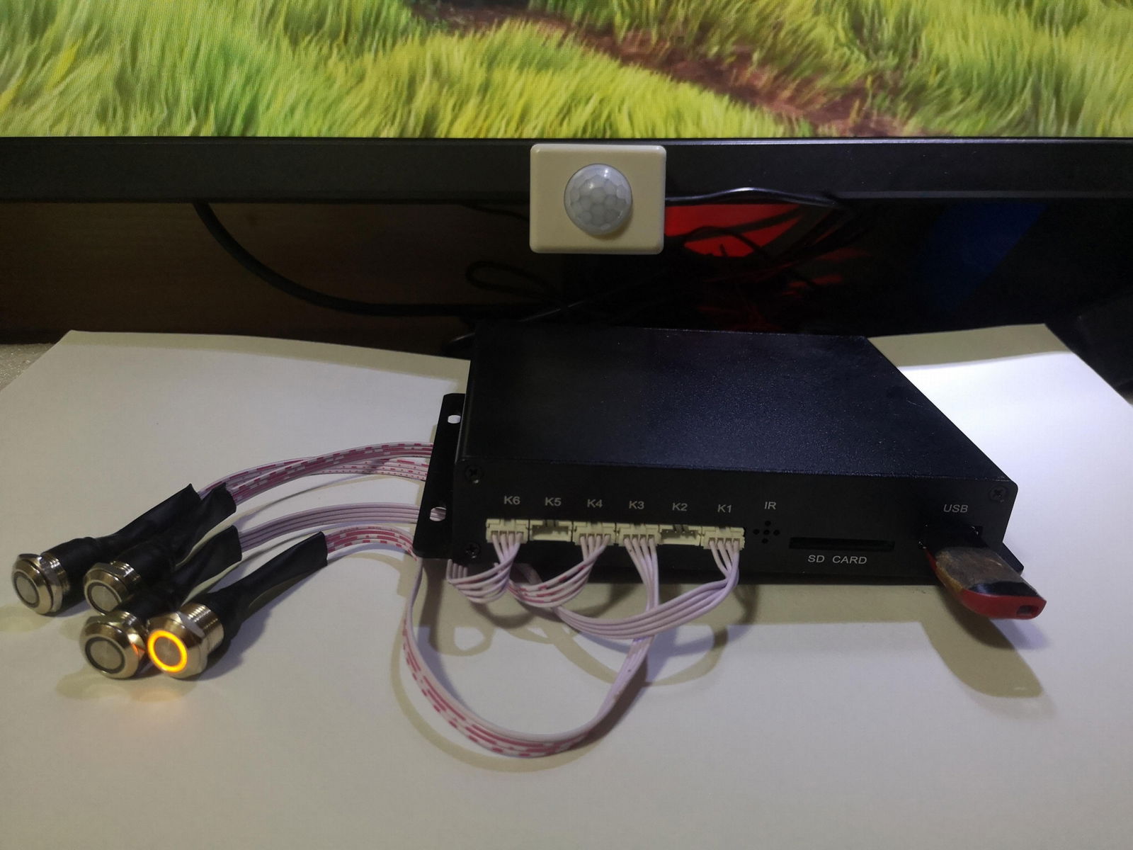 Automatic sensing multimedia video controller 3