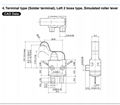 原装松下绿松石 防水微动开关 ASQM17438 常开L型杆车载门锁开关 6