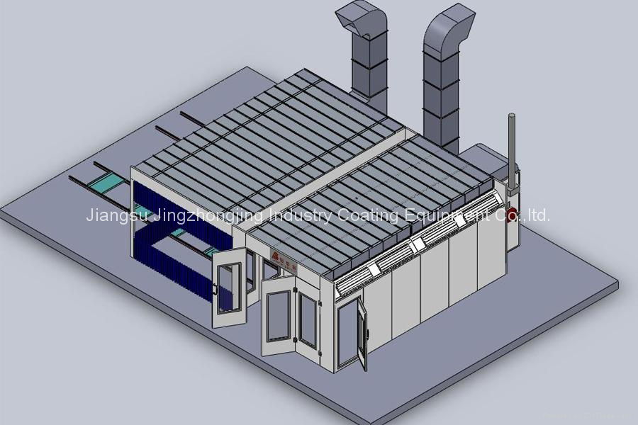 Car Spray Booth for Australia Market (Model: JZJ-9400-AU)