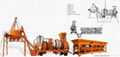 Double drum mobile asphalt mixing plant 1