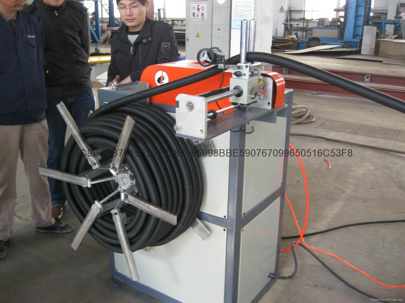 Single wall corrugated pipe extrusion line 3