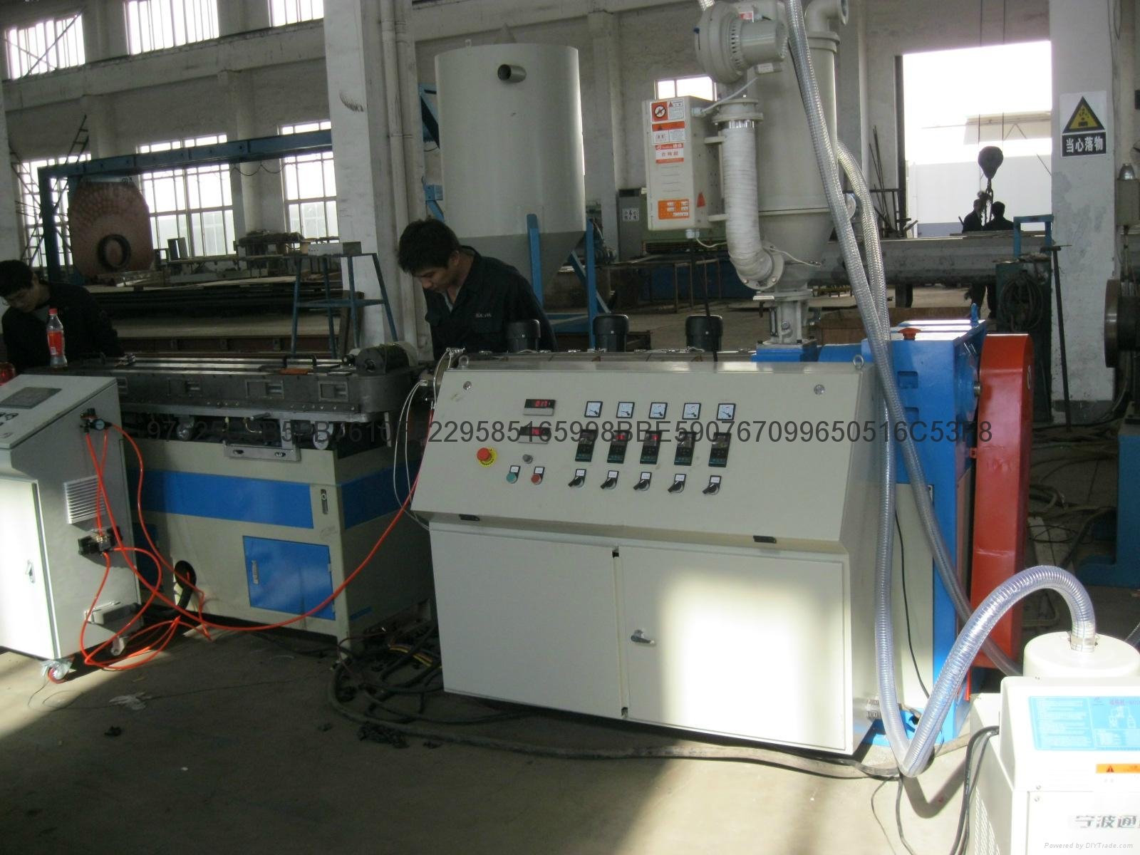 Single wall corrugated pipe extrusion line 4