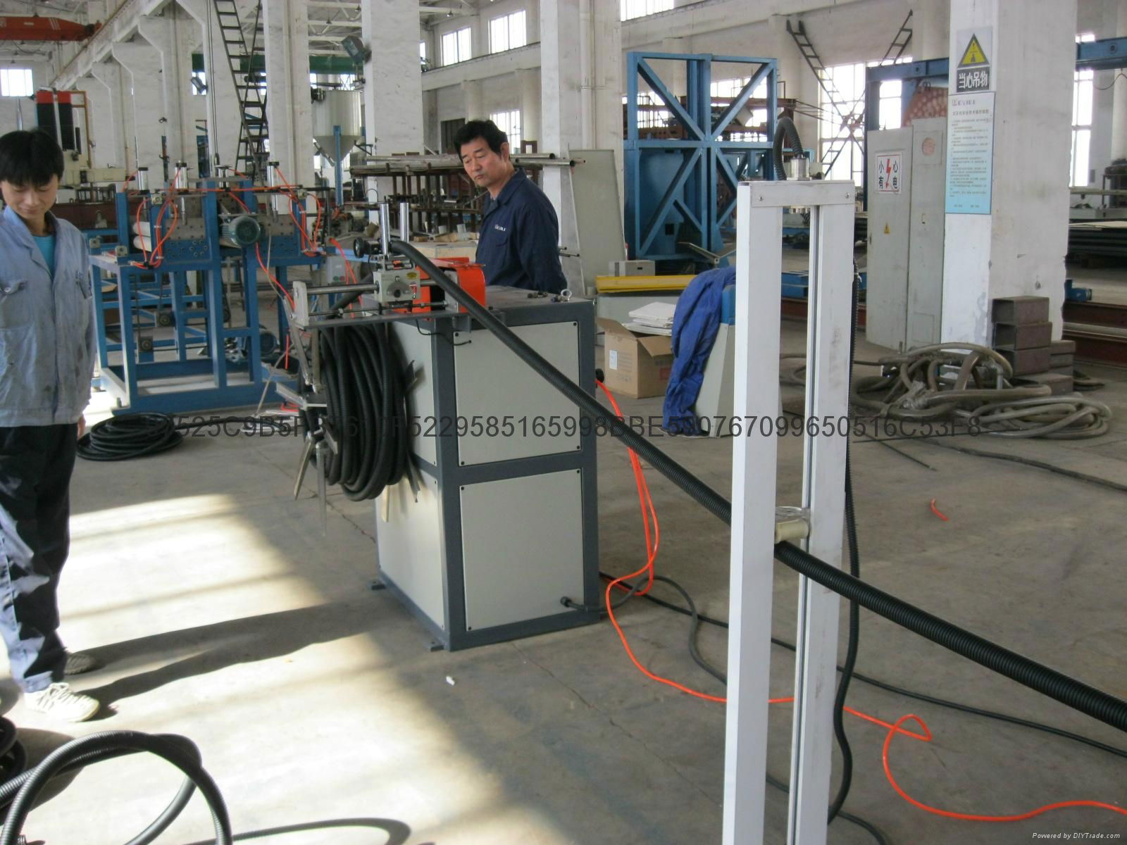 Single wall corrugated pipe extrusion line 5