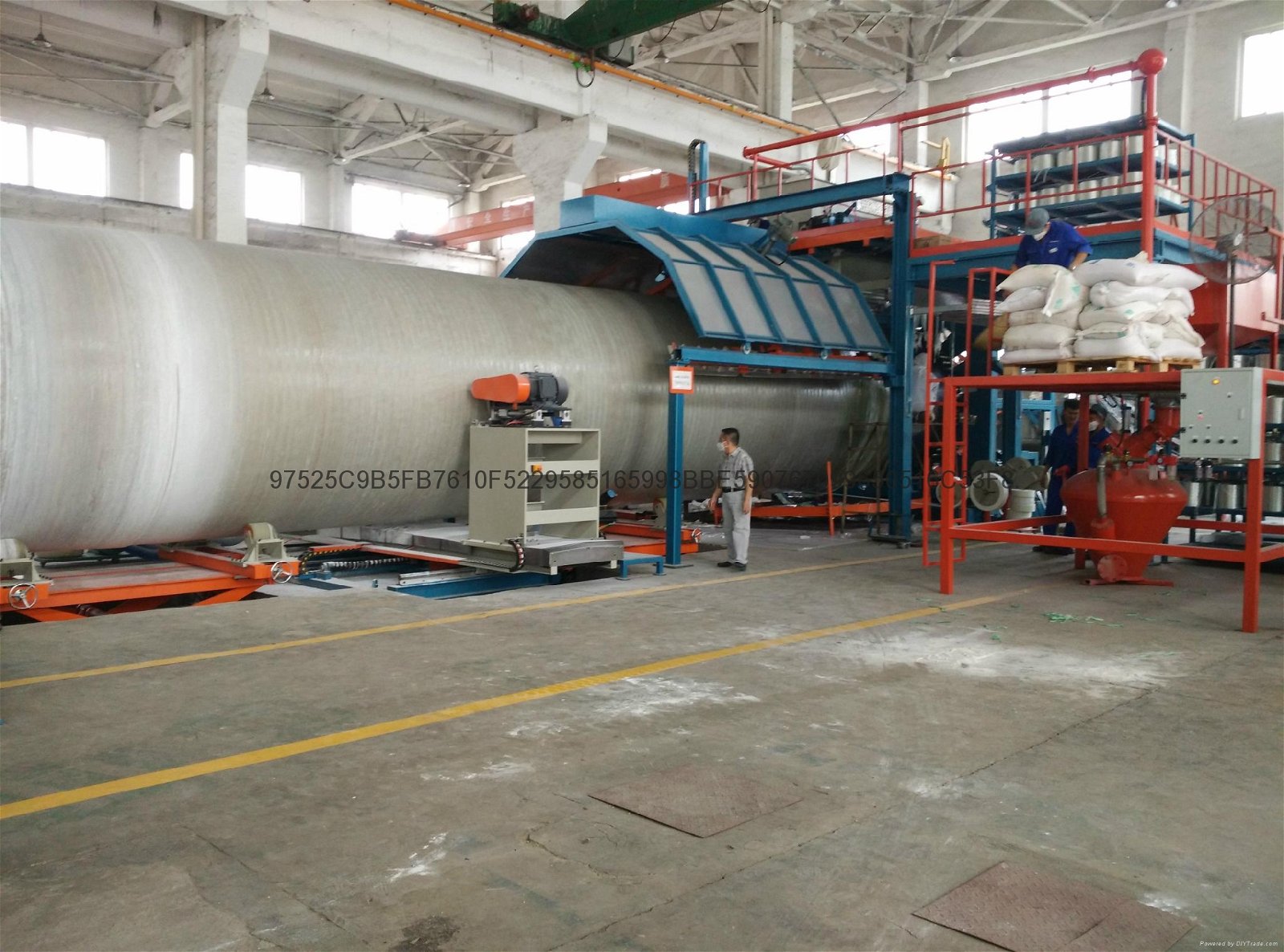 Brief introduction of GRP filament continuous winding line 4