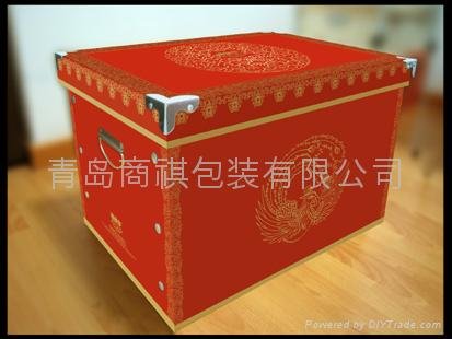 青岛床上用品包装盒印刷加工裱糊 3