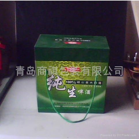 青岛红酒包装盒印刷加工裱糊 2