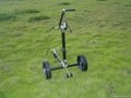 carbon remote golf trolley with tubular li-battery 3