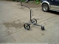 Electric carbon golf trolley with