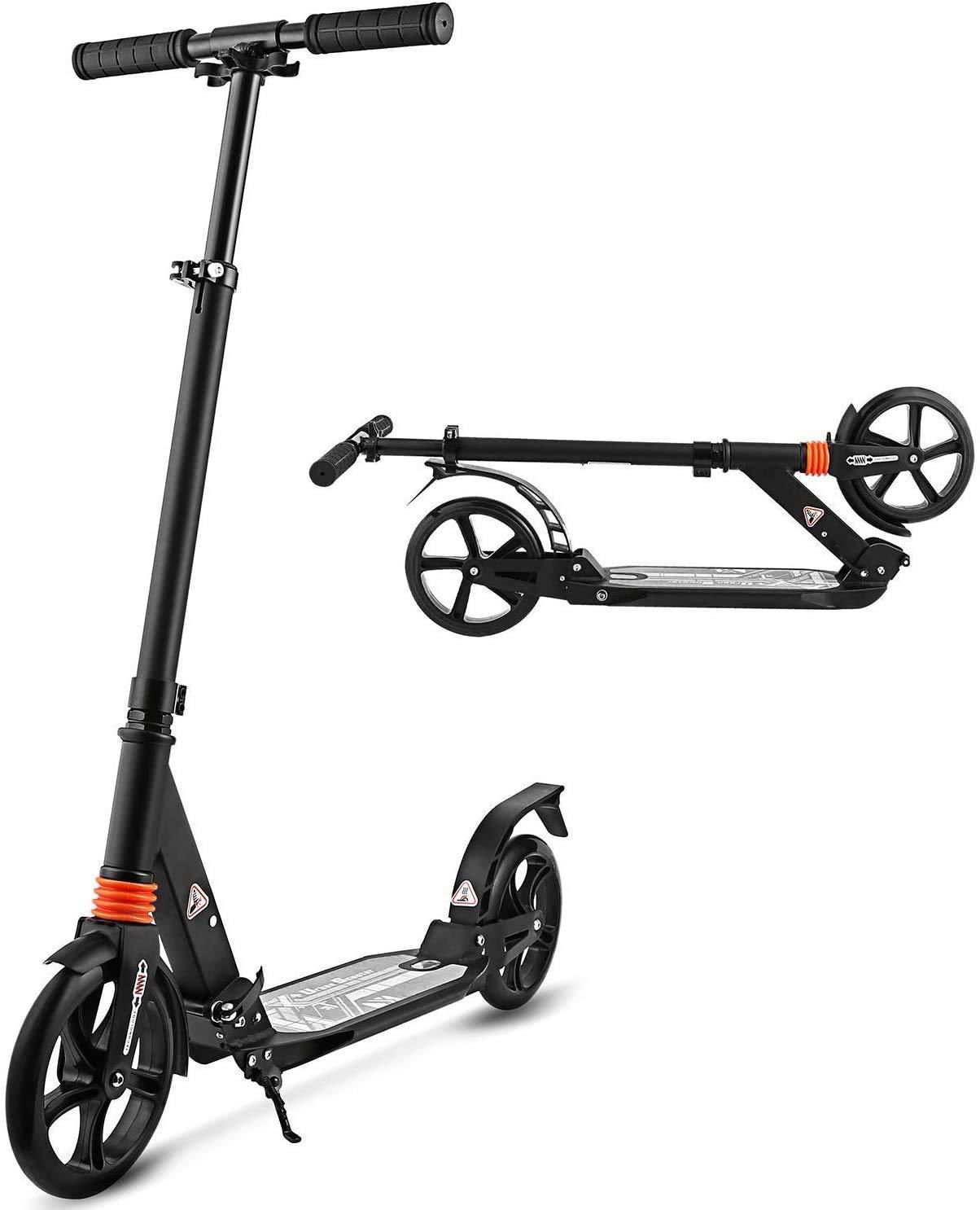 Unimiracle Scooters for Adults Teens, Kick Scooter with Adjustable Height  5