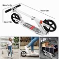 Unimiracle Scooters for Adults Teens, Kick Scooter with Adjustable Height 