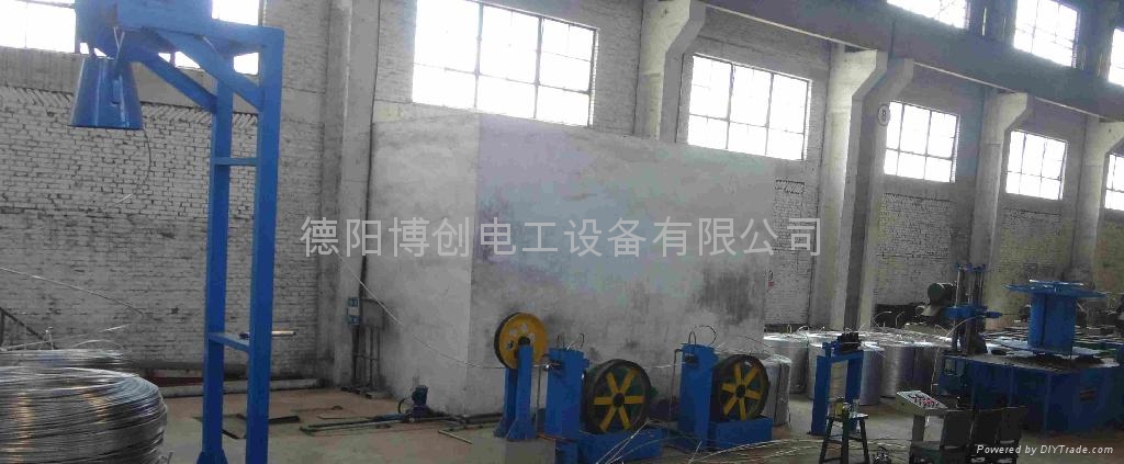 vertical rewinding machine for aluminum rod 