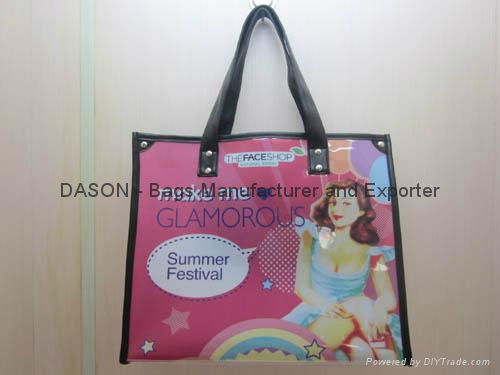 Printed Clear PVC Tote Bag 2