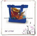 Clear Vinyl Tote Shopping Bag