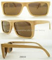 bamboo sunglasses  nature color  polarized lens