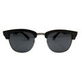  fashion metal with wooden sunglasses folding design 2