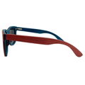 skateboard wooden sunglasses polarized blue and red color 7