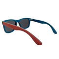 skateboard wooden sunglasses polarized blue and red color 3