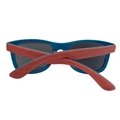 skateboard wooden sunglasses polarized blue and red color 4
