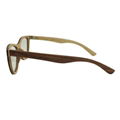New Fashion Wood Myopia Eye Glasses Frames Women Cat Eye Design 3