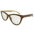 New Fashion Wood Myopia Eye Glasses