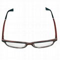  wood with aluminum eye glasses frame for men  4