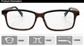  wood with aluminum eye glasses frame for men  5