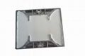 Aluminum solar road stud cat eye