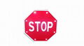 Solar traffic sign schoolbus stop sign road safety marker