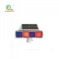 Solar warning light traffic lighting