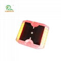 Plastic solar powered road stud cats eye